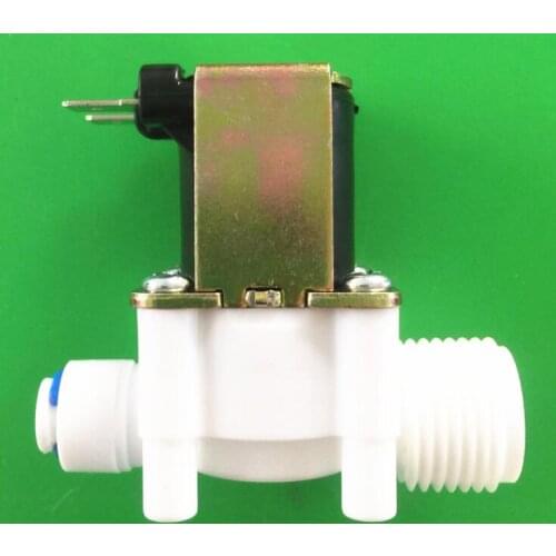 DC24V/DC36V/DC12V/AC220V irrigation valve for agricultural planting water inlet G1/2" extra-thread, water 1/4 quick-connect normally closed solenoid valve