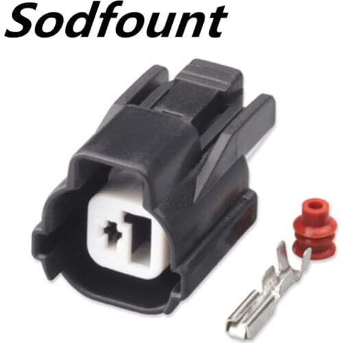 10 set DJ7018-2-21 6189-0386 Car Speaker Harness Connector 1p 1 hole