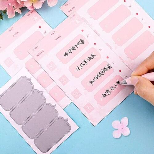 Creative Valentines Day Card DIY Table White Seal Stick Scratch Card Wedding Invitation Postcard Blessing Message Cards Favors