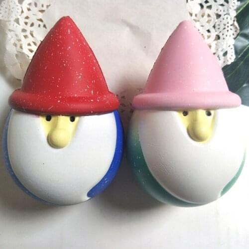 Kawaii Cartoon Santa Claus Squishy Jumbo Slow Rising Christmas Kid Toys Gift