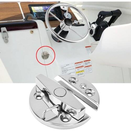 Marine 316 Stainless Steel Boat Door Latch Round Boat Twist Lock