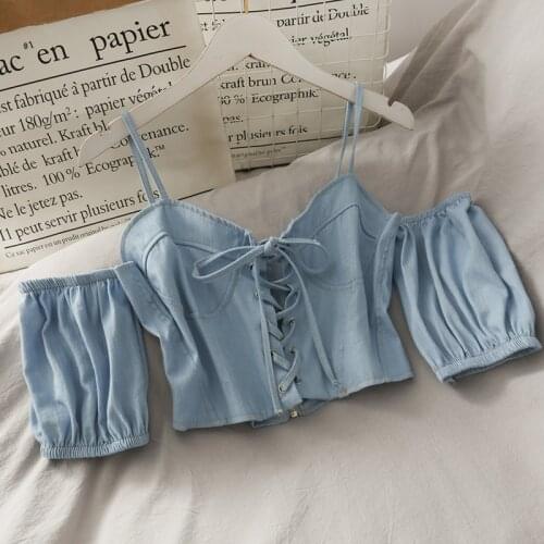 Mumuzi Women's Blue Shirts