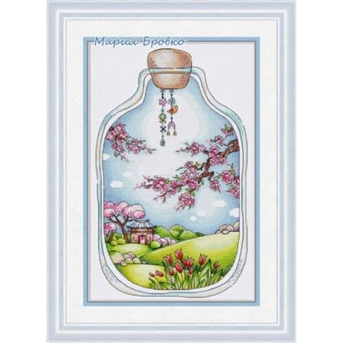 MM Mouse avatar Counted Cross Stitch Kit Cross stitch RS cotton with cross stitch Spring in the bottle