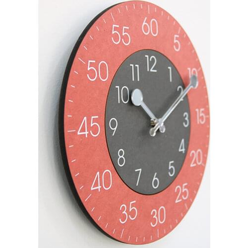 Small Silence Wall Clocks Simple Living Room Pro-environment Creativity Wall Clocks Modern Reloj Pared Decorate Color EK50bgz