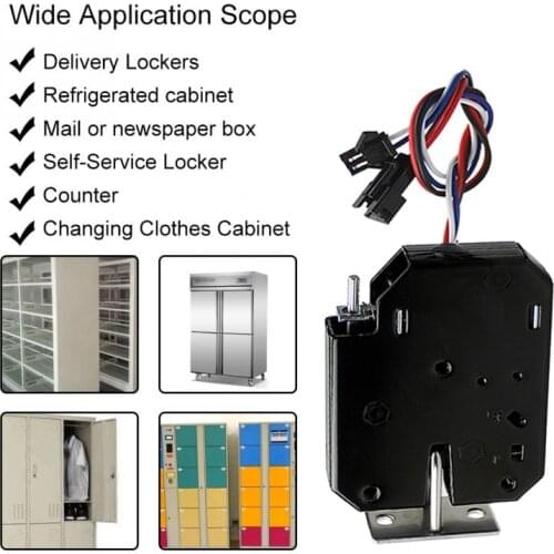New design electromagnetic lock DC 12V supermarket intelligent locker electronic lock access control electric lock mailbox lock
