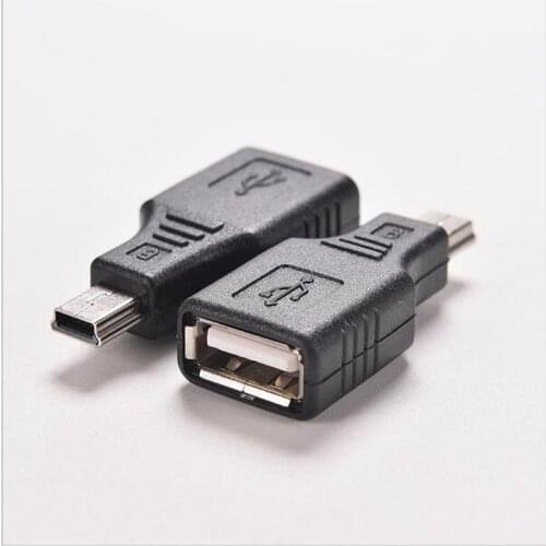 Mini USB Male to USB Female Converter Connector Transfer data Sync OTG Adapter for Car AUX MP3 MP4 Tablets Phones U-Disk Mouse
