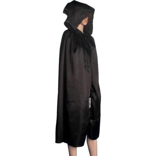 Halloween Death Cloak Black Red Purple Devil Cloak Cloak Child Adult Red Collar Cloak