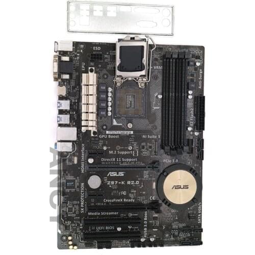 Used,Asus Z97-K R2.0 Desktop Motherboard Z97 Socket LGA 1150 i7 i5 i3 DDR3 32G SATA3 ATX