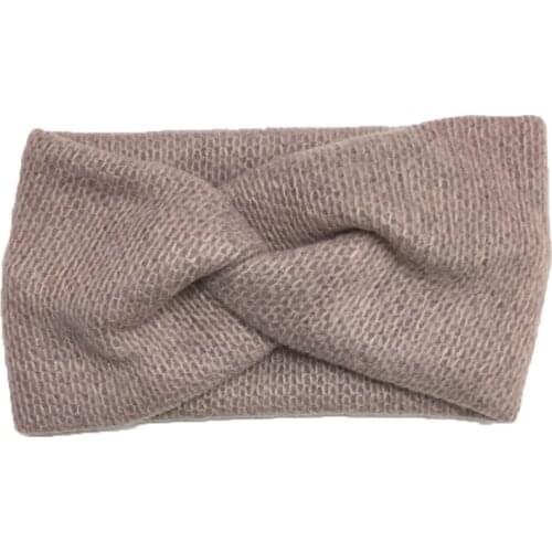 New arrival fashion Women cross soft woolen Weaving headbands girls cute warm headwear ladys korea vintage hair accessories