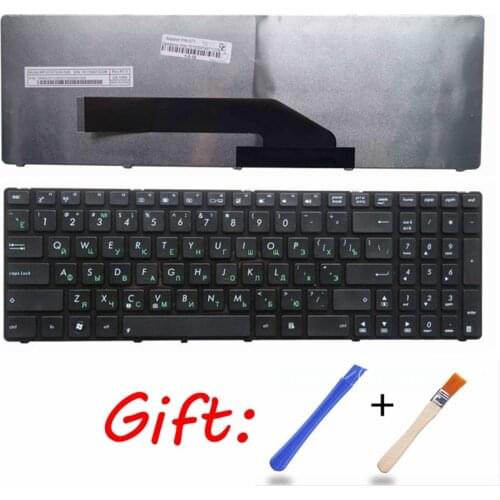 Russian Black laptop keyboard FOR ASUS K51AC K51AE K61IC K70 K70AC K70AE K62F K62JR K62F RU keyboard with frame