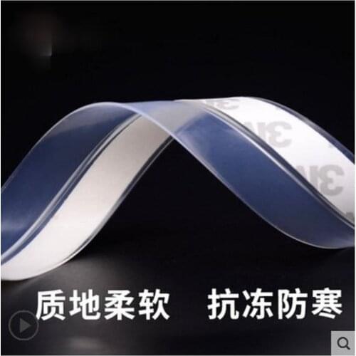 5meter X 25mm / 35mm / 45mm Self Adhesive Weatherstrip Frameless Window Sliding Sash Screen Door Bottom Draft Stopper Seals