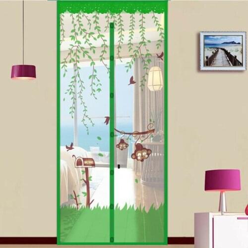 Summer Anti Mosquito Net Door Curtain Mesh Door Insect Fly Bug Net Magnetic Netting Mesh Screen