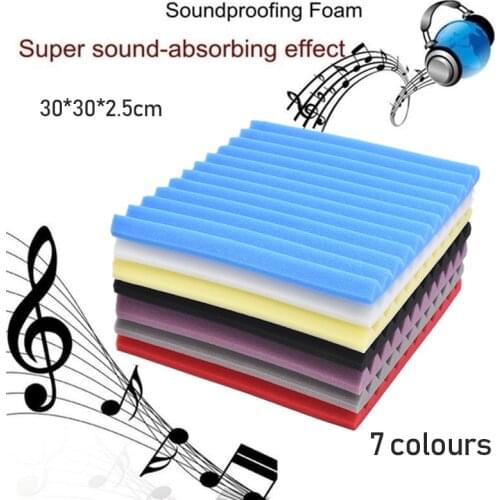 Studio Acoustic Foam Sound Proofing Protective Sponge Soundproof Absorption Treatment Panel Sealing Strips