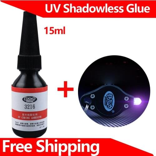 UV Shadowless Adhesive Multifunction UV Glue Quick-Drying Incognito Glue Glass Bonding Glue Crystal Crafts Shadowless Glue