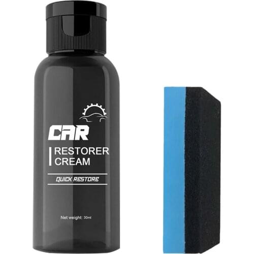 30/50ml Auto Refurbishment Restorer Washable Refresh Car Repair Cream ​Professional Auto Plastic And Leather Care Cream