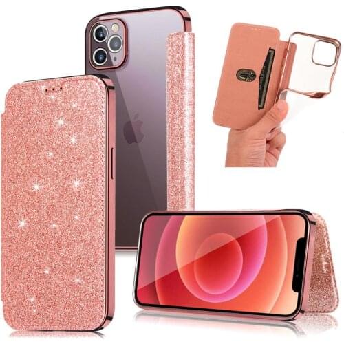YXAYN Leather In Shiny Design With Card Pocket Phone Back Cove For Samsung Galaxy S20 S9 S10 Plus Note 20 urtal S21 ultra