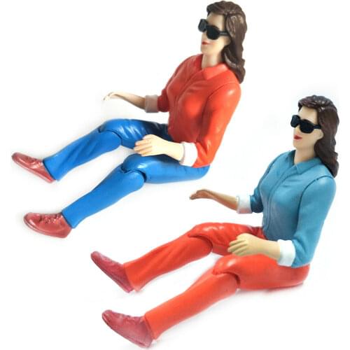 Cotainer Truck Driver Pilots Figure Statues Kids For RC Model Plane Cars L64*W80