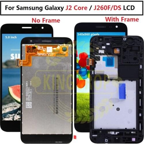 100% Tested For Samsung Galaxy J2 Core J260 LCD Display Screen Touch Screen Digitizer Assembly Replace For samsung J260 lcd