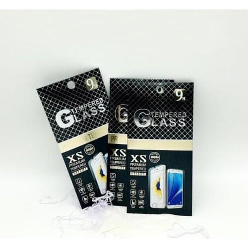 100pcs Universal Cardboard Paper Box Retail Packaging For iphone 11 pro XR XS Max SE 6s 7 8 Plus Tempered Glass Screen Protector