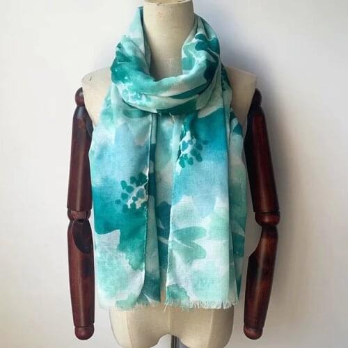 2021 Fashion Women Floral Printed Cotton Scarf Printed Scarf 10pcs/lot