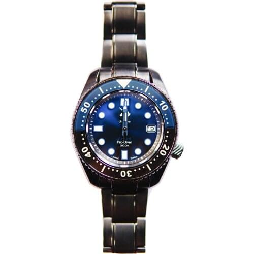 PROXIMA diving watch for men,luxury mens automatic watches 300m waterproof self wind mechanical wristwatches NH35 sapphire bezel