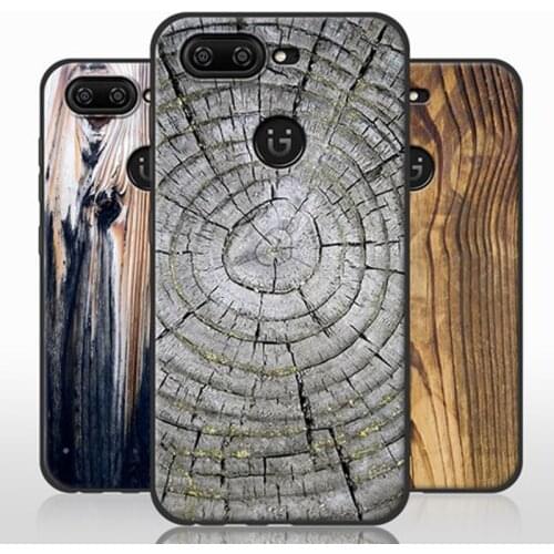 Wood grain stone Printing Case For Gionee S10 case GioneeS10 Soft Silicone TPU back Cover For Gionee S10 S 10 phone cases shell