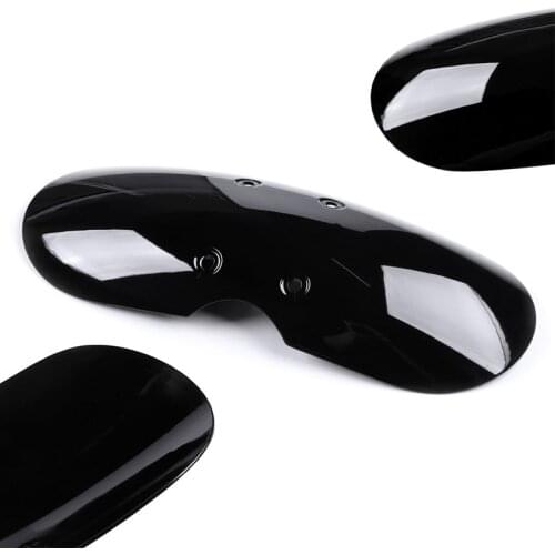 1pc Black Plastic Motorcycle Front Fender Mudguard Bobber Chopper Moulding Fit For Triumph Bonneville T100 Thruxton 900