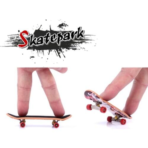 DIY Assembly Mini Finger Skateboard Deck Truck Skate Park Board Boy Kids Children Present