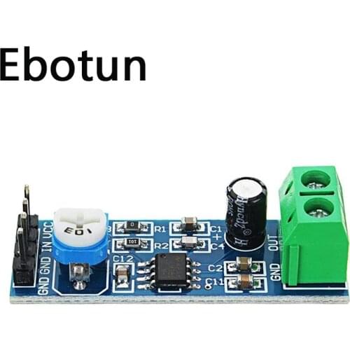 For LM386 Audio Amplifier Module 200 Times 5V-12V Input 10K Resistance