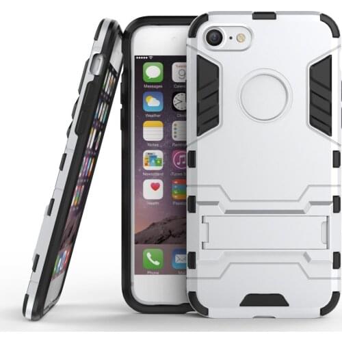 For iPhone 7 Case Heavy Duty Armor Case Hybrid Hard Shockproof Rugged Silicone Rubber Phone Case Cover For Apple iPhone 7 4.7"