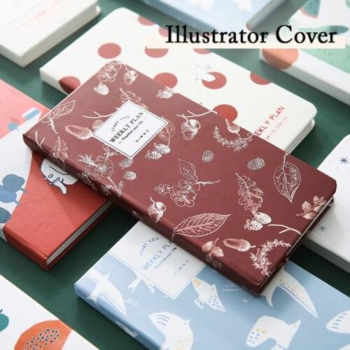 Dairy 365 Days Planner Notebooks A6 Journals Diary Weekly/Monthly/Yearly Plan,Agenda 2021 Ins Style Notepads for Office School