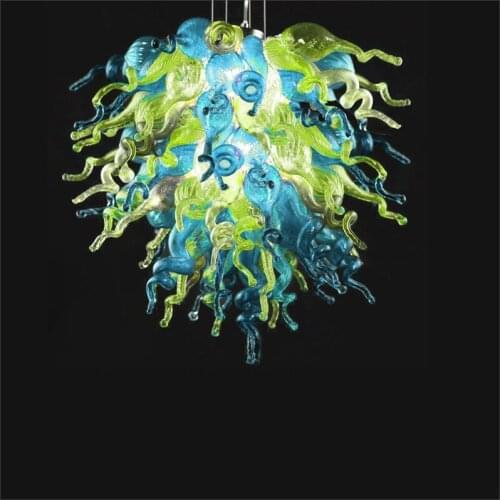 Artistic Style Italian Blown Glass Chandeliers Hand Blown Glass Villa Lighting Chandelier for Dining Room