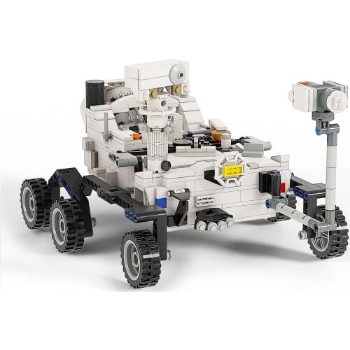 MOC New Space Explore Perseverance 2020 Mars Rover Building Blocks Kits Bricks Set Brain Game Assemble Toy For Children Boy Gift