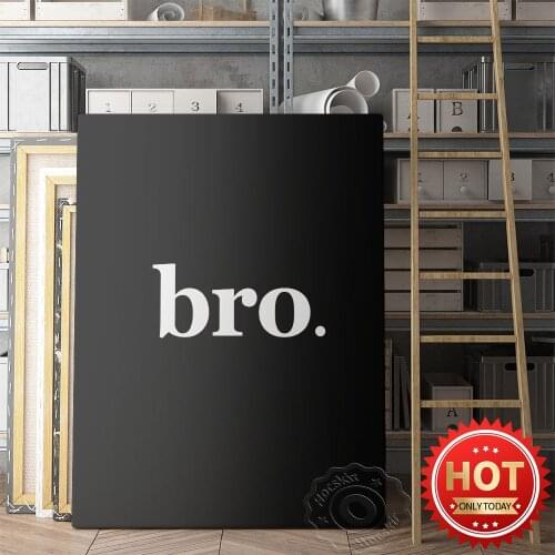 Nursery Bro Room Kids Room Art Wall Decor Poster, Minimalist Black And White Text Wall Picture, Nordic Simple Style Art Prints