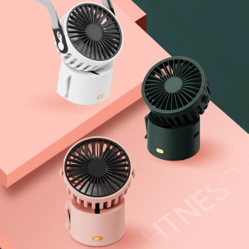 Desktop Spray Fan Dual-port Angle Adjustment Three-gear Usb Small Fan Rechargeable Portable 45 Degree Swing Mini Fan