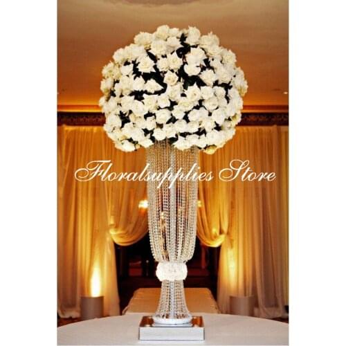 New Arrival 80cm Tall Acrylic Crystal Wedding Road Lead Wedding Centerpiece Decoration Marriage Event Decor