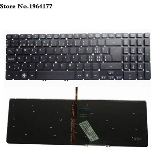 NEW SWISS SW backlit laptop keyboard for ACER V5-571G V5-571 V5-573G V5-573 V5-551G V5-571P V5-531 M3-581 V5-531P