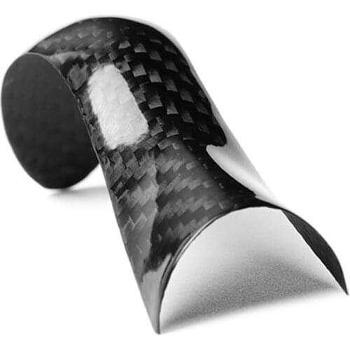 New Carbon Fiber Gear Shift Knob Cover Trim For Infiniti Q50 V37 2014-2017 Car Interior Decoration Set