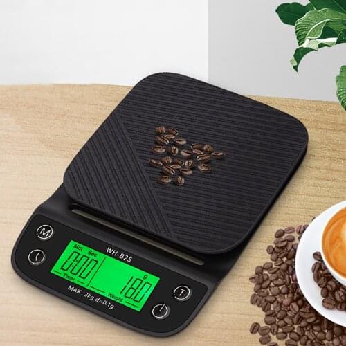 3kg/0.1g Coffee Digital Electronic Kitchen Food Diet Scale Weight Balancer Home LCD Digital Electronic Weighing Scale