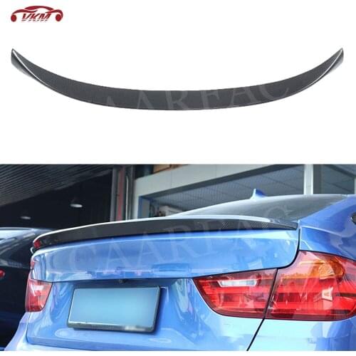 3D Style Carbon Fiber Rear Spoiler for BMW 3 Series GT F34 320i 328i 335i 2013-2017 FRP Rear Trunk Wings