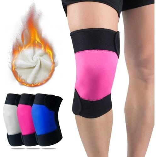 1Pair Autumn Winter Parents Warm Knee Protector Middle And Old Age Plush Knee Sleeve Suitable For Chronic Rheumatism In The Leg