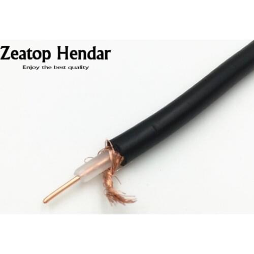 1Pcs RG58 RF Coaxial Cable Connector 50ohm Coax Transceiver Pigtail Wire Adapter 2M 5M 10M 15M 20M 30M 40M 50M