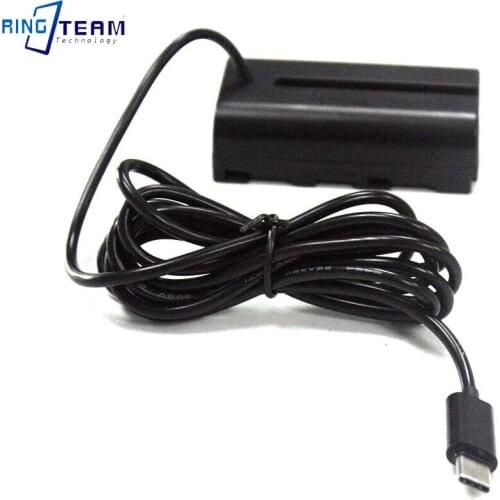 10X PD Power Adapter to NP-F550 Dummy Battery Replace NP-F970 F750 F570 For NanGuan Neewer Andoer YONGNUO Viltrox LED Lights