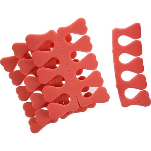 7Pcs Colorful Nail Art Finger Toe Soft Foam Separator Manicure Pedicure Tool
