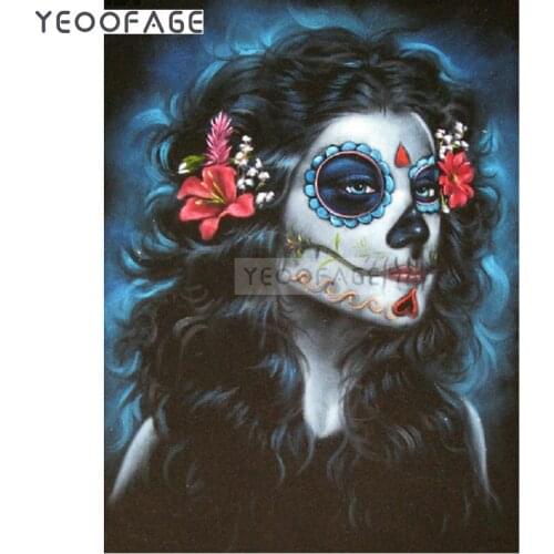 Diy Diamond Painting Cross Stitch Halloween girl Needlework handmade 5D square Diamond Embroidery Full rhinestone Decorative