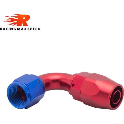 AN6 0 90 Degree Swivel Hose End Anodized Aluminium Fuel Adapter Oil Fuel Fitting Oil Cooler Hose End