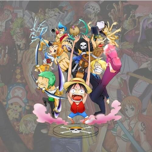 Anime Seven Warlords Marshall D Teach Shanks Acrylic Stand Figure Desktop Decoration Collection Model Toy Doll Gifts