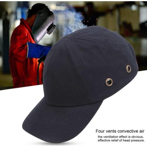 Baseball Bump Cap Anti-Collision Shock Absorption Breathable Hard Hat Head Protection for Welders Industrial maintenance workers