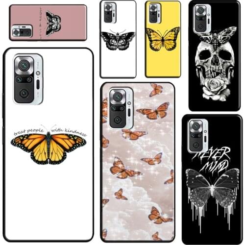Butterfly Aesthetic For Xiaomi Redmi Note 9 Pro 8 9S 8T Note 10 Pro Phone Case For Redmi 9T 9A 9C 7A 8A Cover