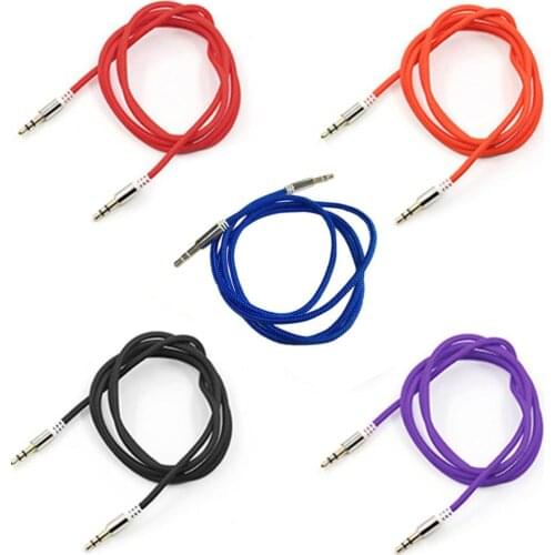 Digital Cables 3.5mm Male to Male Car Aux Auxiliary Cord Stereo Audio Video Cable Wire for Home Phone iPod Data Line Accessories